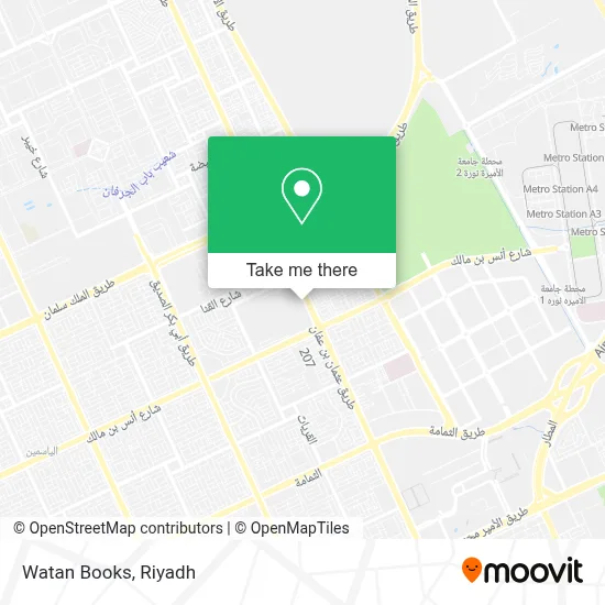 Watan Books map