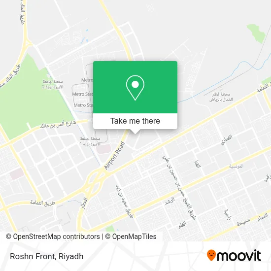 Roshn Front map