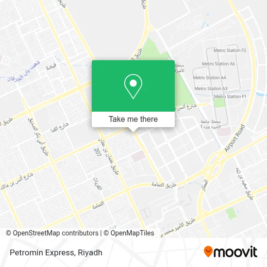 Petromin Express map