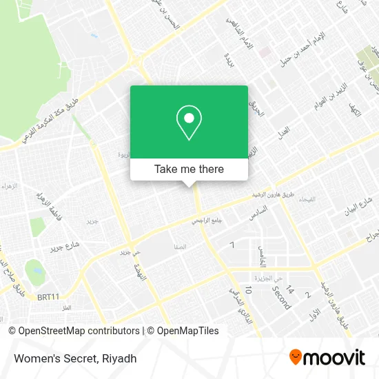 Women's Secret map