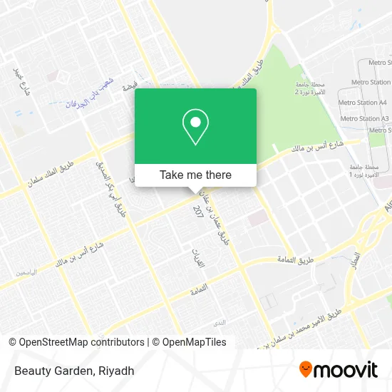 Beauty Garden map