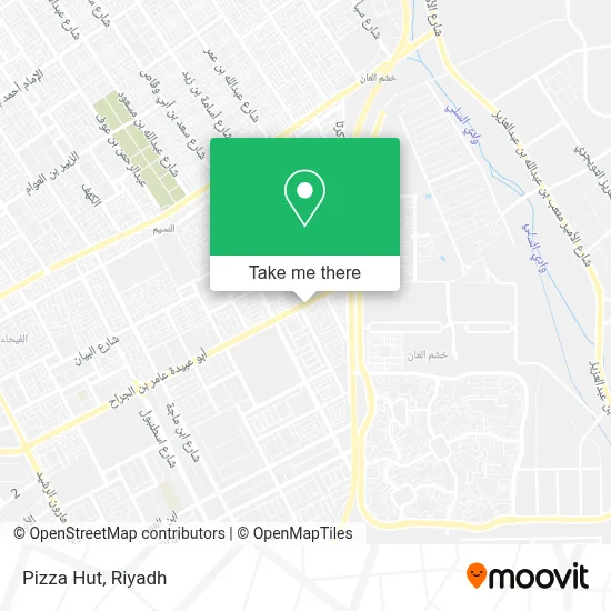 Pizza Hut map