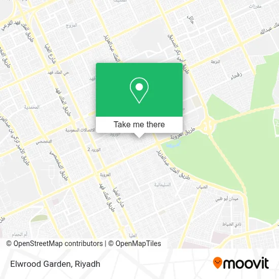 Elwrood Garden map