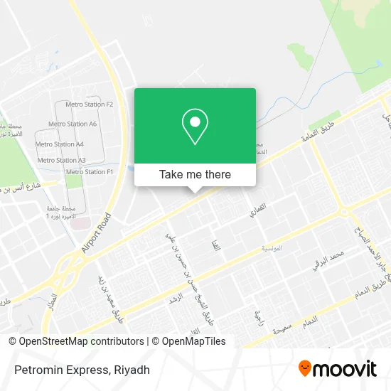 Petromin Express map