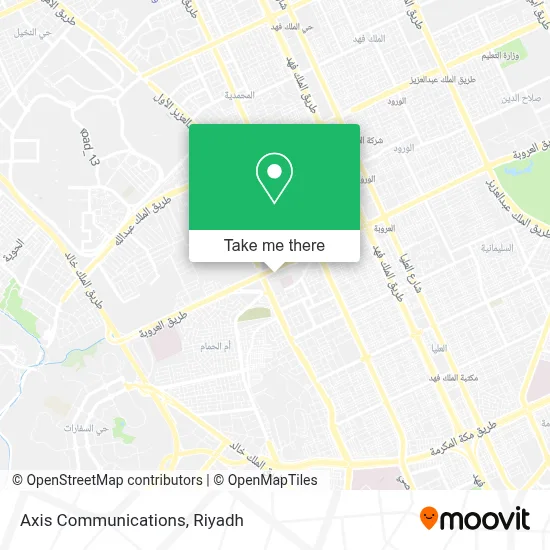 Axis Communications map
