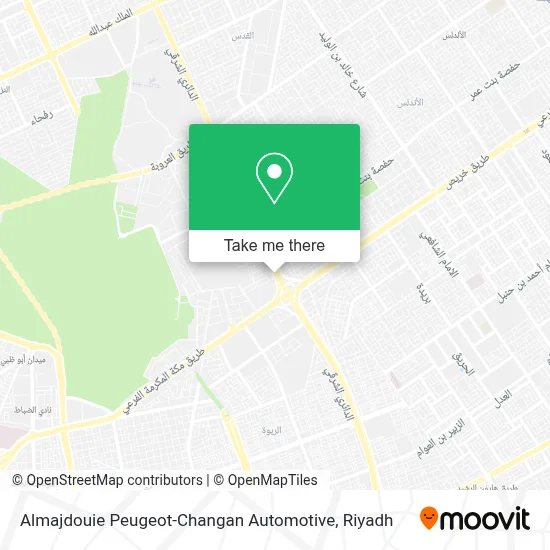 Almajdouie Peugeot-Changan Automotive map