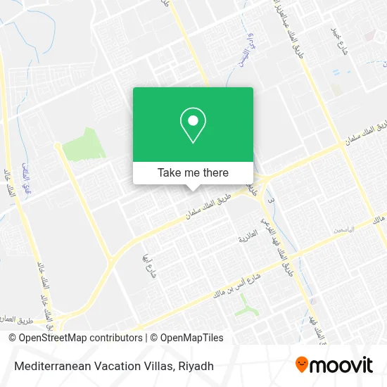 Mediterranean Vacation Villas map