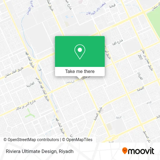 Riviera Ultimate Design map