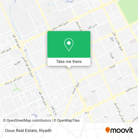 Osus Real Estate map