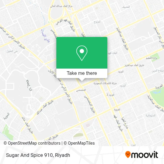 Sugar And Spice 910 map