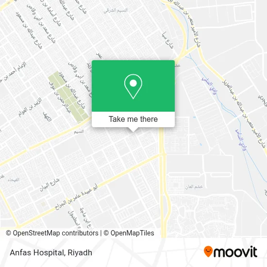 Anfas Hospital map