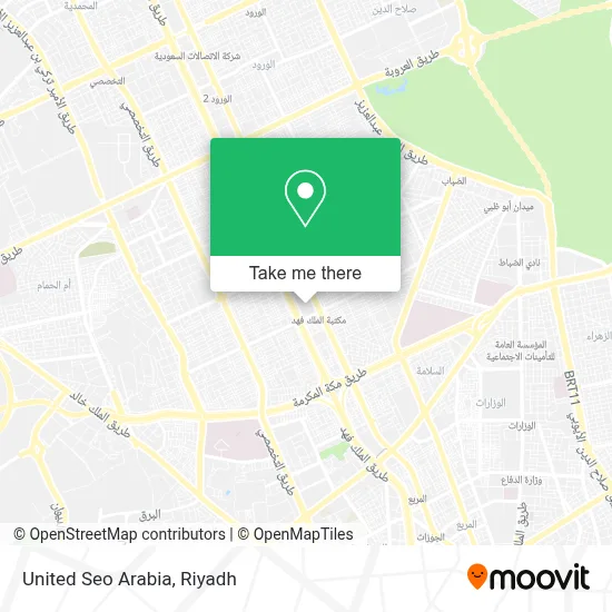 United Seo Arabia map