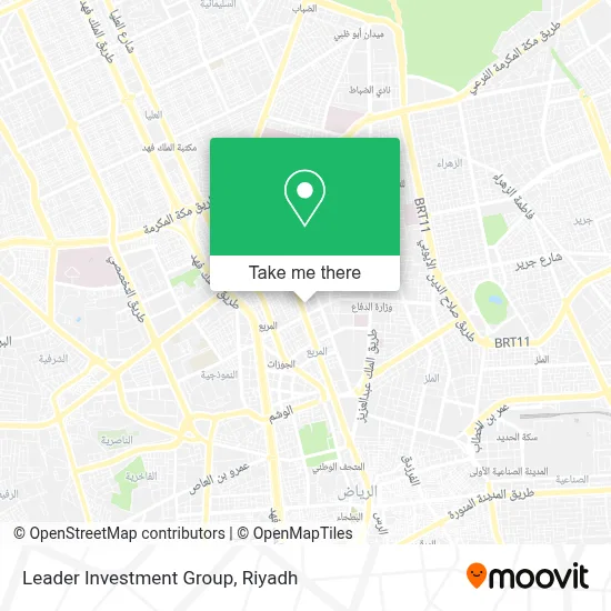 Leader Investment Group map