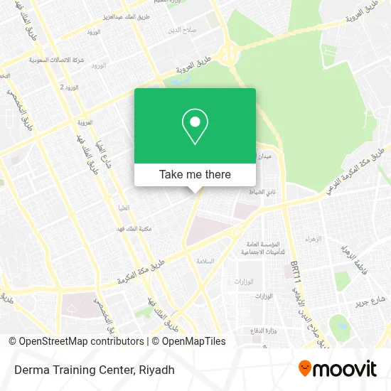 Derma Training Center map
