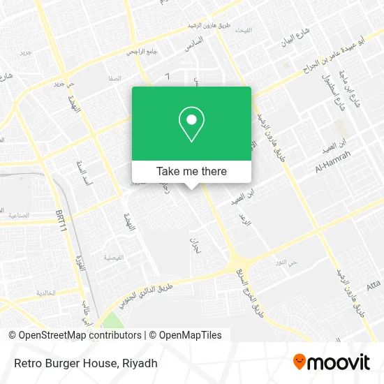 Retro Burger House map