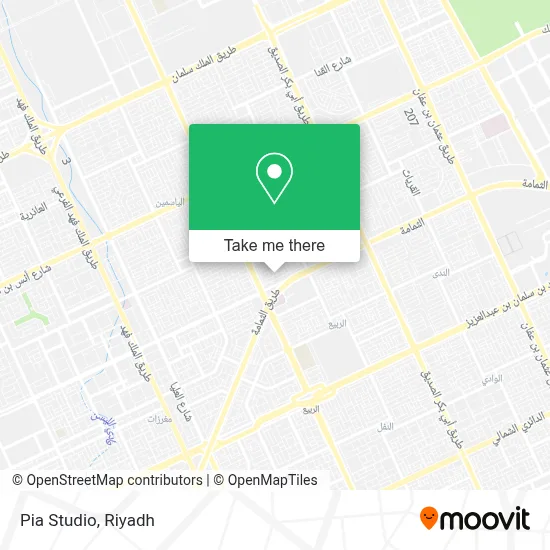 Pia Studio map