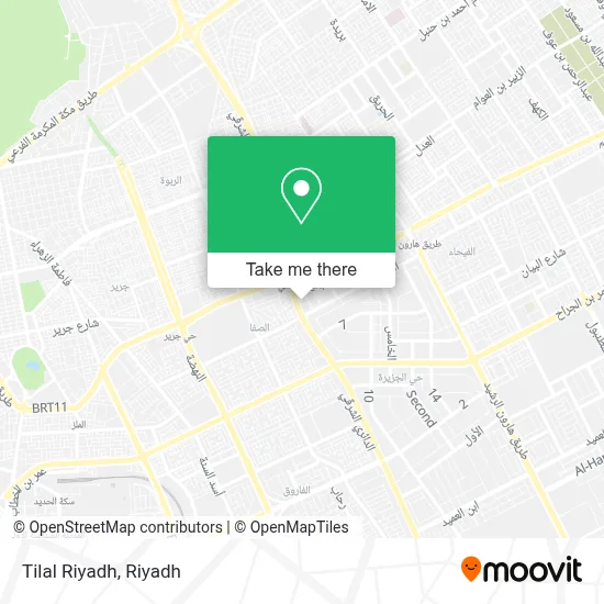 Tilal Riyadh map