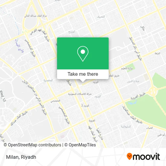 Milan map