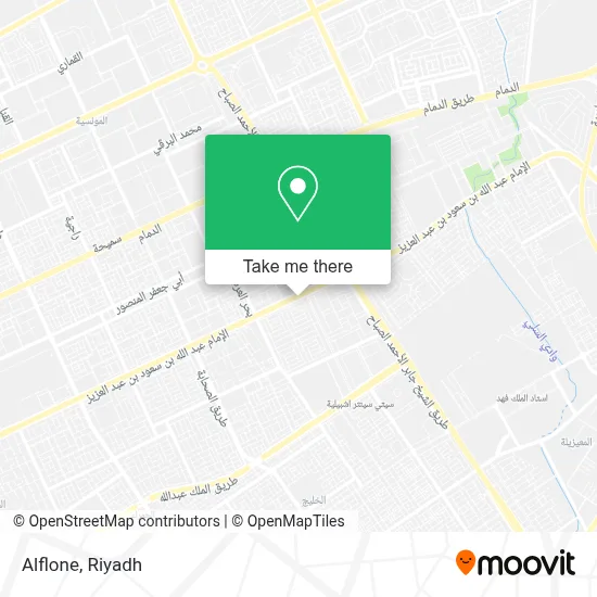 Alflone map