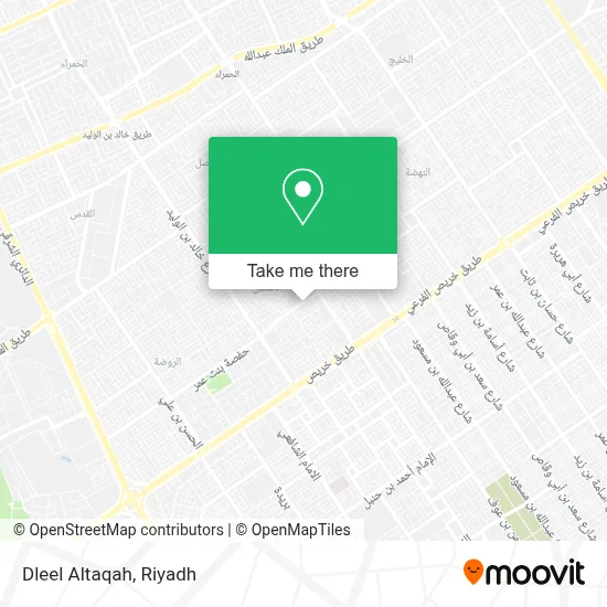 Dleel Altaqah map
