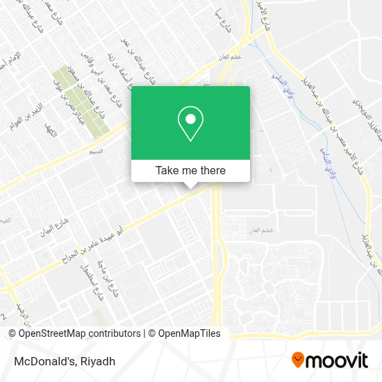 McDonald's map