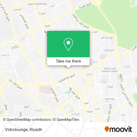 Vidrolounge map
