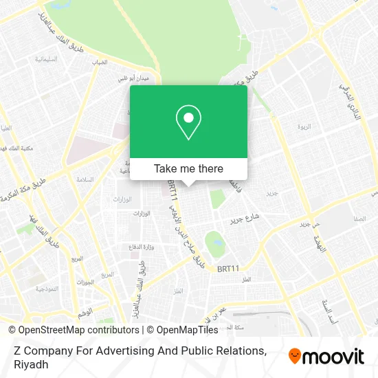 Z Company For Advertising And Public Relations map