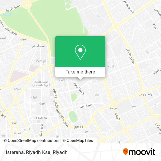 Isteraha, Riyadh Ksa map