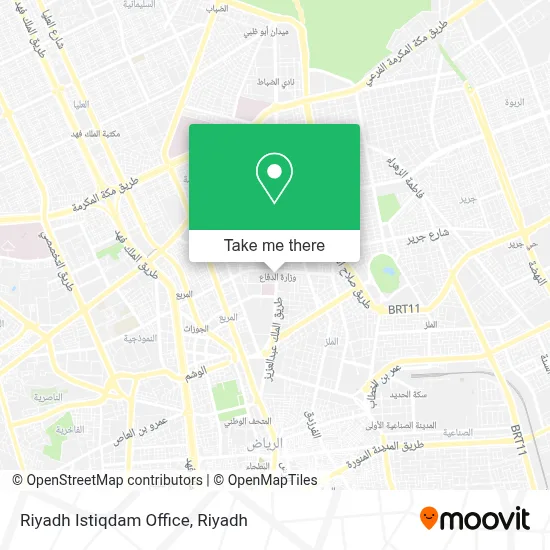 Riyadh Istiqdam Office map