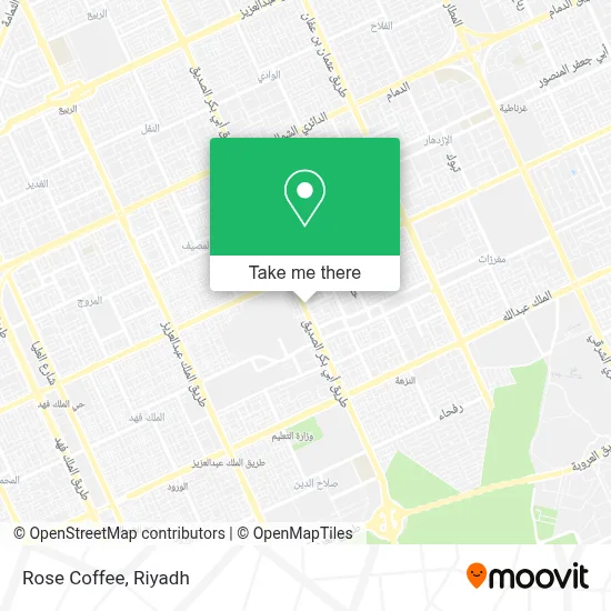 Rose Coffee map