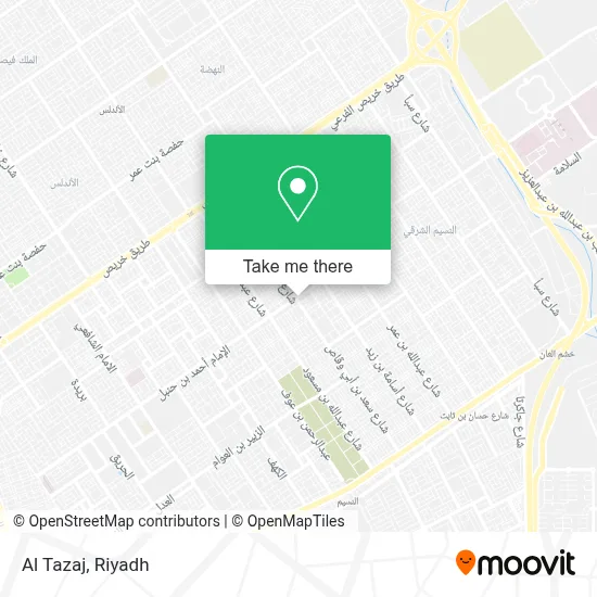 Al Tazaj map