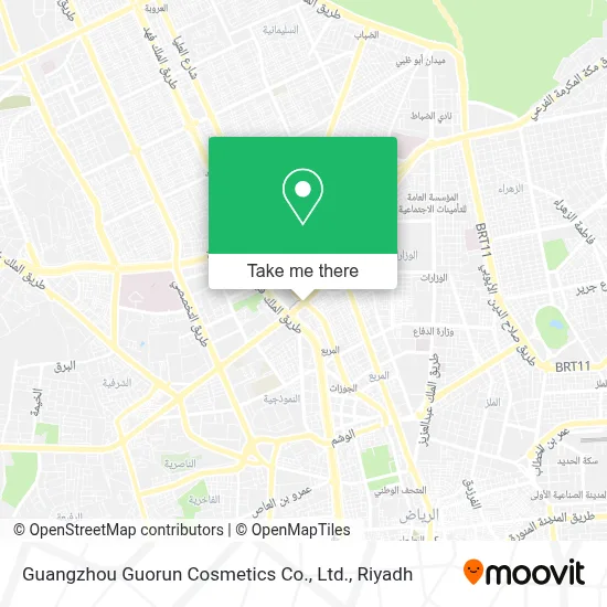 Guangzhou Guorun Cosmetics Co., Ltd. map