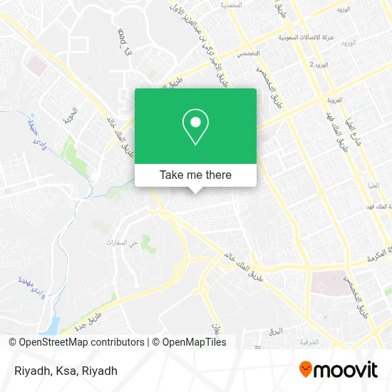 Riyadh, Ksa map