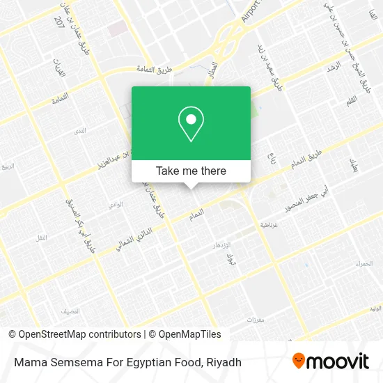 Mama Semsema For Egyptian Food map