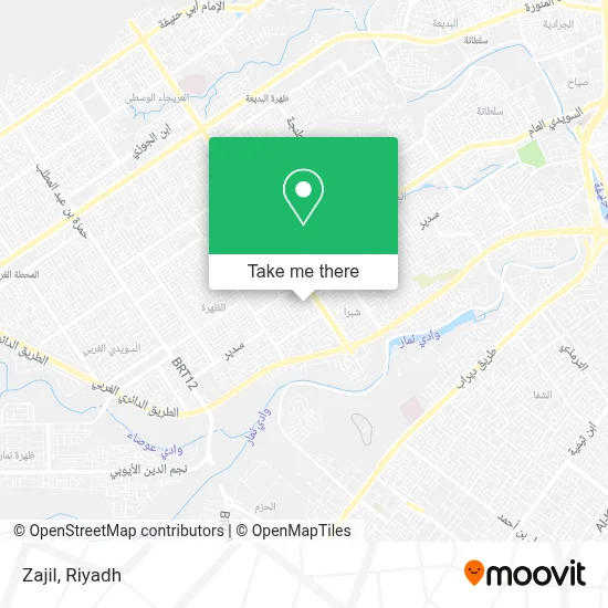 Zajil map