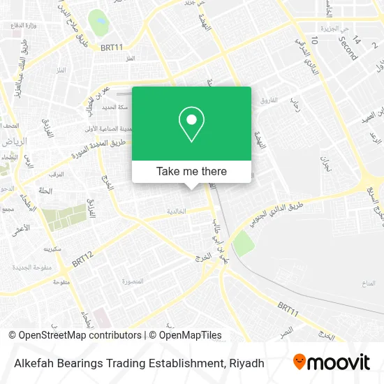 Alkefah Bearings Trading Establishment map