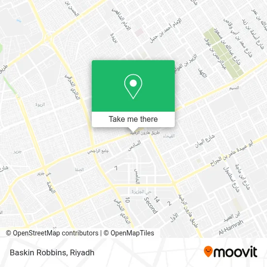 Baskin Robbins map