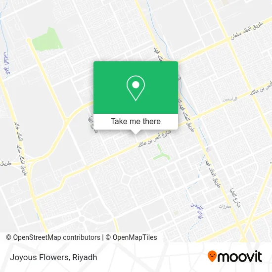 Joyous Flowers map