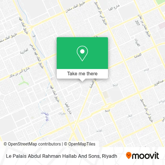 Le Palais Abdul Rahman Hallab And Sons map