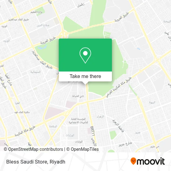 Bless Saudi Store map