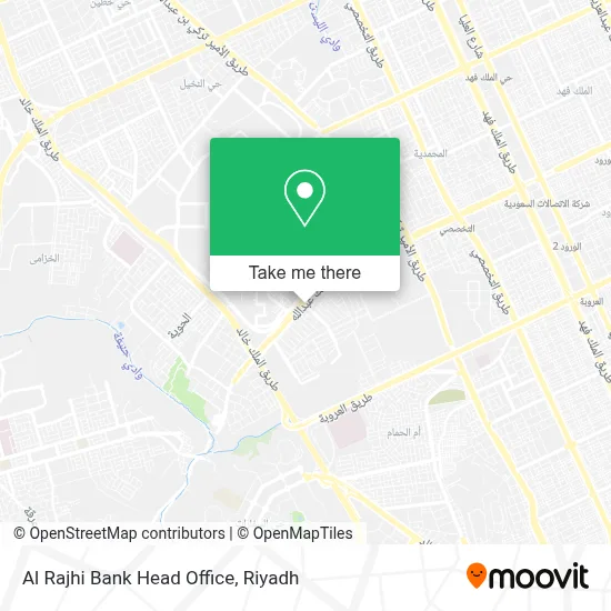 Al Rajhi Bank Head Office map