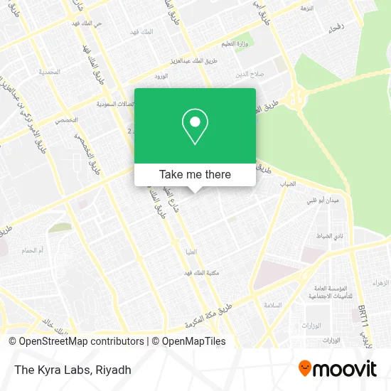 The Kyra Labs map