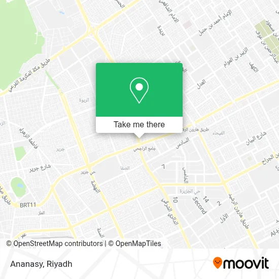 Ananasy map