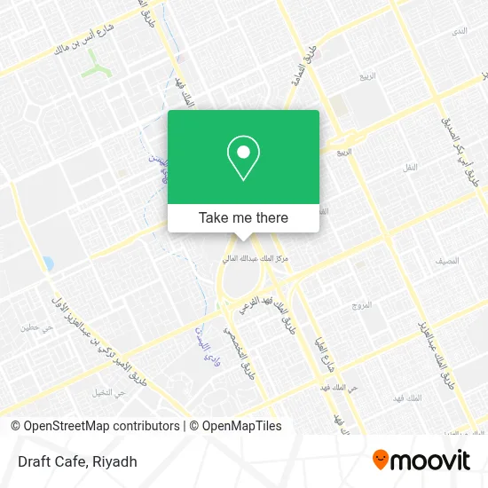 Draft Cafe map