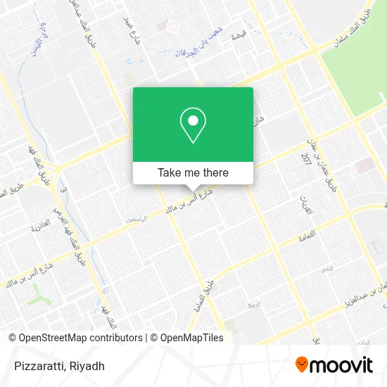 Pizzaratti map