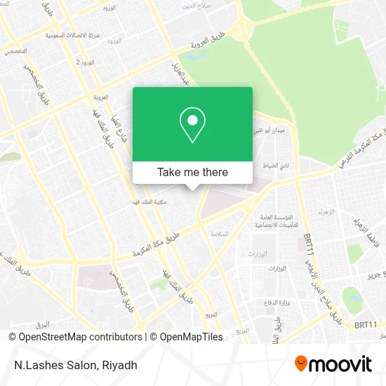 N.Lashes Salon map