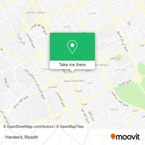 Hardee's map