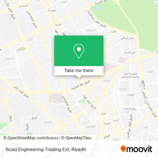 Road Engineering Trading Est map