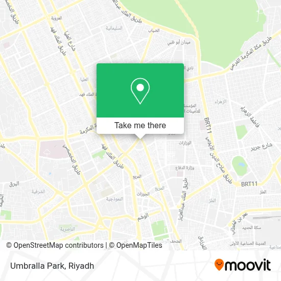 Umbralla Park map