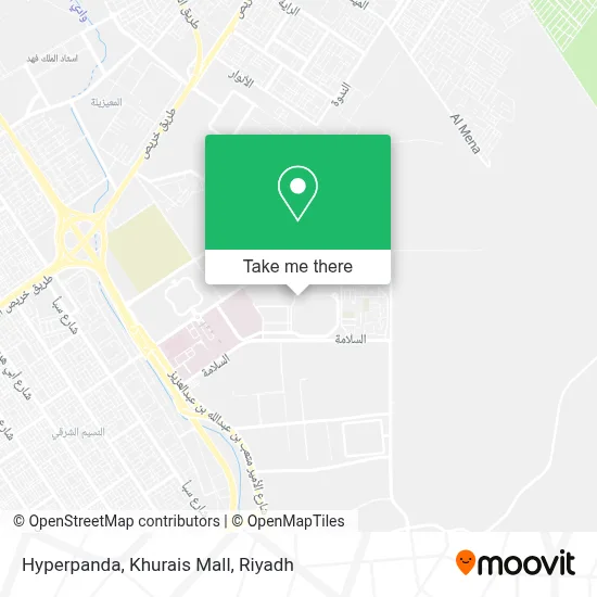 Hyperpanda, Khurais Mall map